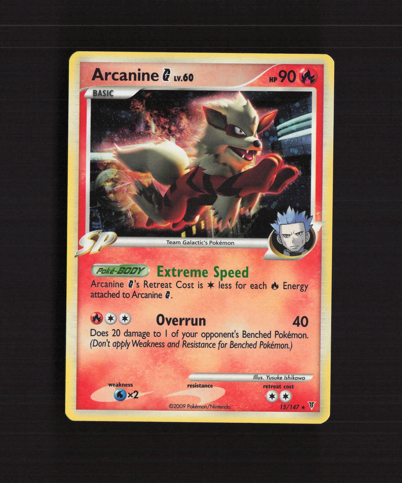 Arcanine G 15/147 Supreme Victors Holo Rare Pokemon Card LP