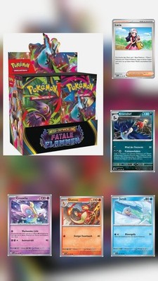 Pokemon Fatal Flames PFL DE Single Cards No Holo Near Mint In Sleeve
