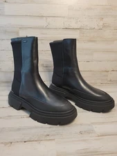 DKNY Women's Fleming Winter Lug Sole Boot Ankle Black Size 9 