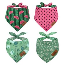 Lot 100 Luxury Grooming Dog Bandanas Reversible S, L, XL Miscellaneous Colors