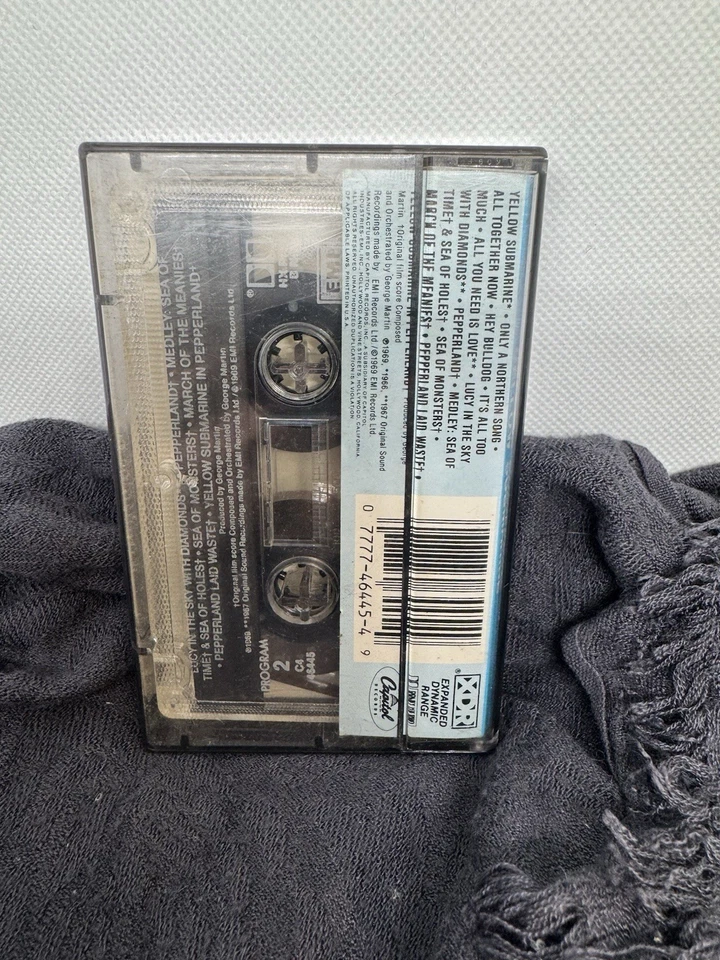 The Beatles Yellow Submarine Cassette Tape Capitol  - Image 2 of 4