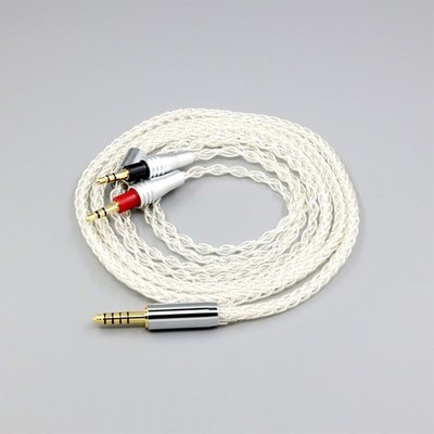 8 Core Pure Silver  Earphone Cable For TAGO STUDIO TAKASAKI T3--01 Headphone