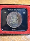 1971 Canada Silver Dollar – British Columbia Centennial – With Case FBOX