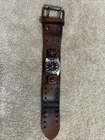 Vintage Timex Watch With Leather Band