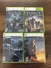 Halo XBOX 360 Games Lot Halo 3, Odst Wars & Reach Complete  Tested