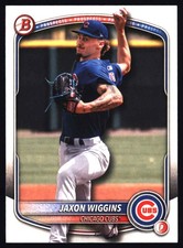 2025 Bowman Draft #BD-173 Jaxon Wiggins Chicago Cubs