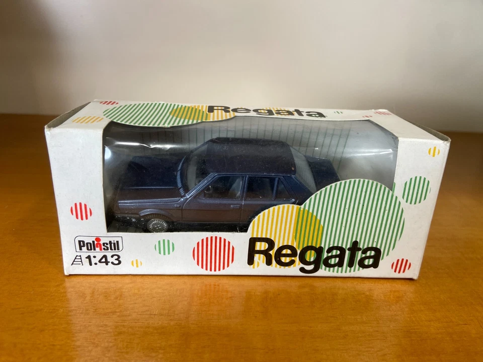Polistil 1:43 Fiat Regata berlina 1983 - Promozionale BLU METALIZZ Made in Italy - Immagine 3 di 4