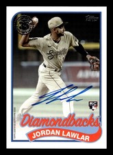 2024 Topps Series 2 JORDAN LAWLAR AUTO 1989 35TH ANNIVERSARY RC DIAMONDBACKS