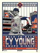 Phenom Gallery New York Mets Jacob DeGrom Back To Back Cy Young 18