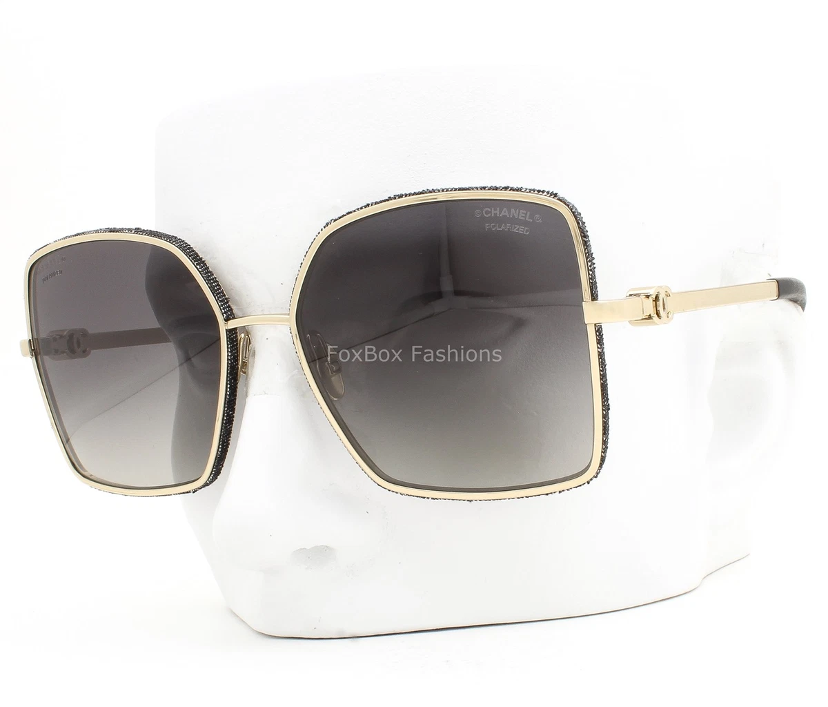 CHANEL Gold Butterfly Sunglasses for Women for sale | eBay display picture 1