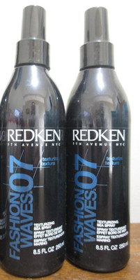 2x Redken Fashion Waves 07 Texturizing Sea Salt Spray - 8.5 oz