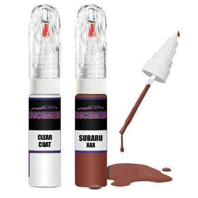 Lackstift für SUBARU SUN BLAZE PEARL XAX + Klarlack Pinsel Kratzer Fix Kit
