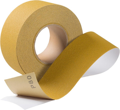 Sandpaper Roll 80 Grit 2-3/4In X 20 Yards Self Adhesive Sticky Back