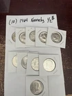 1964 kennedy half dollar lot of 11 Beautiful Coins silver $99.00 + an ounce
