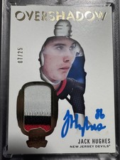 2019-20 Upper Deck The Cup #OS-JH Jack Hughes Overshadow #/25