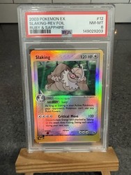 Slaking 12/109 Ex Ruby & Sapphire Reverse Holo