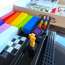 Lego Champion Game includes 5 Fun Family Challenges #3861 Missing Some Pieces