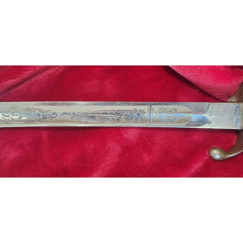 老式美国型号 1902 年陆军军官刀带鞘- M.C. Lilley 1925 年之前 — 第 4/4 张图片