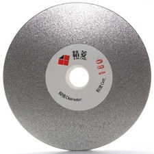 JINGLING 4" inch 100mm Diamond Flat Lap Disc Coated Grinding Disk Grit 180 Me...