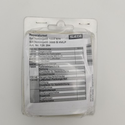 SATA 126284 Minijet 1000K/H - Minijet 3000 B HVLP Repair Kit - Genuine OEM NEW