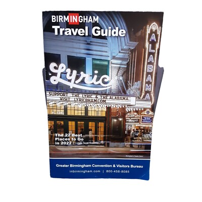2022 Birmingham Alabama Travel Guide Brochure