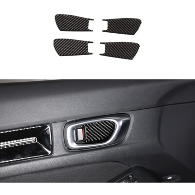 Real Carbon Fiber Inner Handle Bow panel Sticker For Acura Integra 2023-24