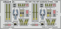 MW22 Eduard FE1261 F/A-18F Seatbelts Steel 1/48 Zoom Set For Hobby Boss