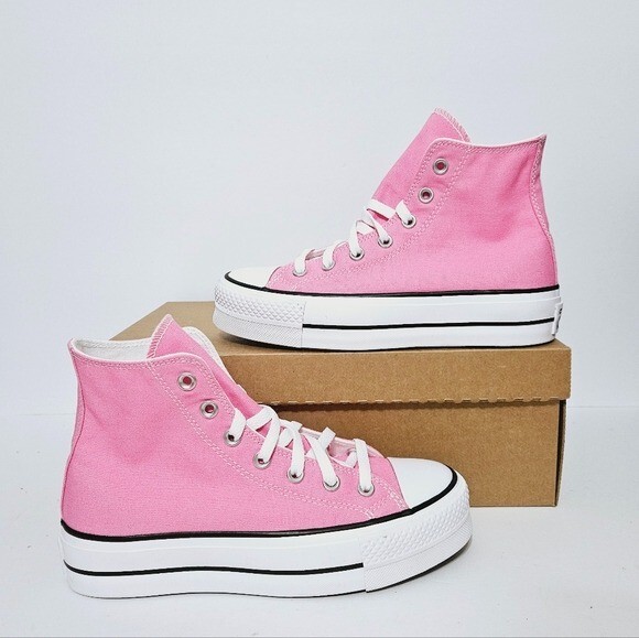SAOLA Converse by You Lift Hi rosa bianco uomo taglia 7 5 donna taglia 9 5