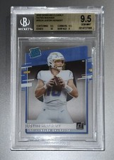 💎2020 Justin Herbert DONRUSS CLEARLY RATED ROOKIES BGS 9.5 w/ Pristine 10 Sub🔥