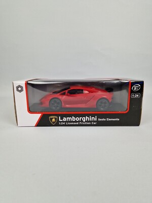 Lamborghini Sesto Elemento Maßstab 1:24 Modellauto Modell Rot BRAHA Sammler RAR