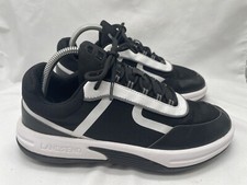 Lands End Womens Action Runner Canvas Sneakers "Black/White" Size 10B EUC