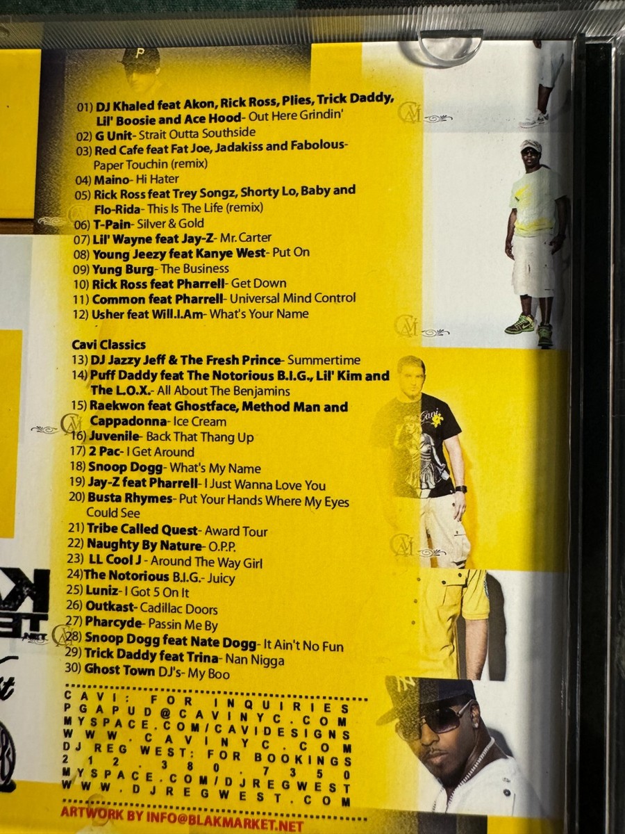 RICK ROSS and DJ REG WEST The Take Over CAVI CD DVD Promo Mixtape  RARE