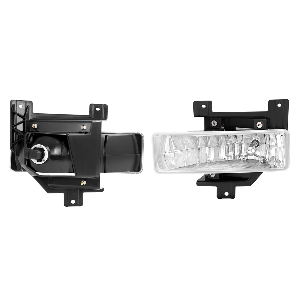 Pair Fog Lights Driving Lamps For Ford F150 F250 Expedition 1997 98 Pickup Truck - Image 2 of 4