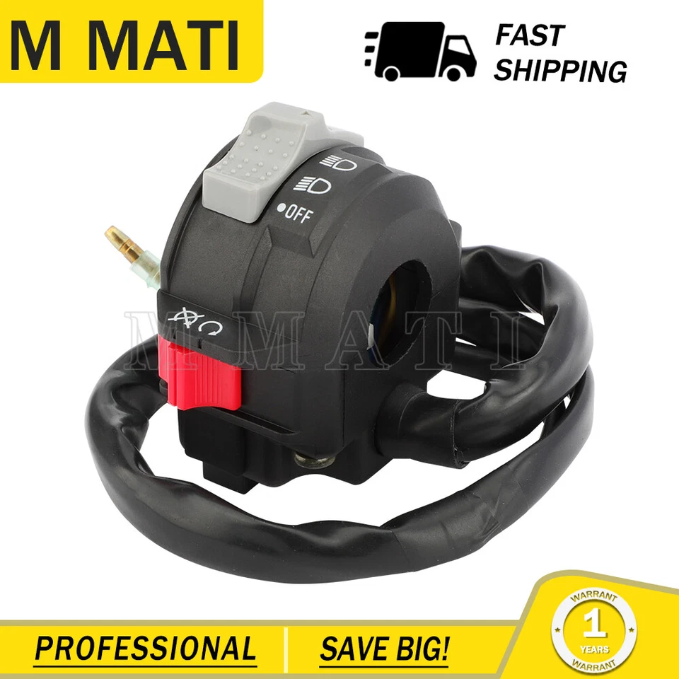 Guidão Hi Low Off Light Kill Switch para Yamaha Blaster 200 YFS200 2002 - 2006 - Imagem 3 de 4