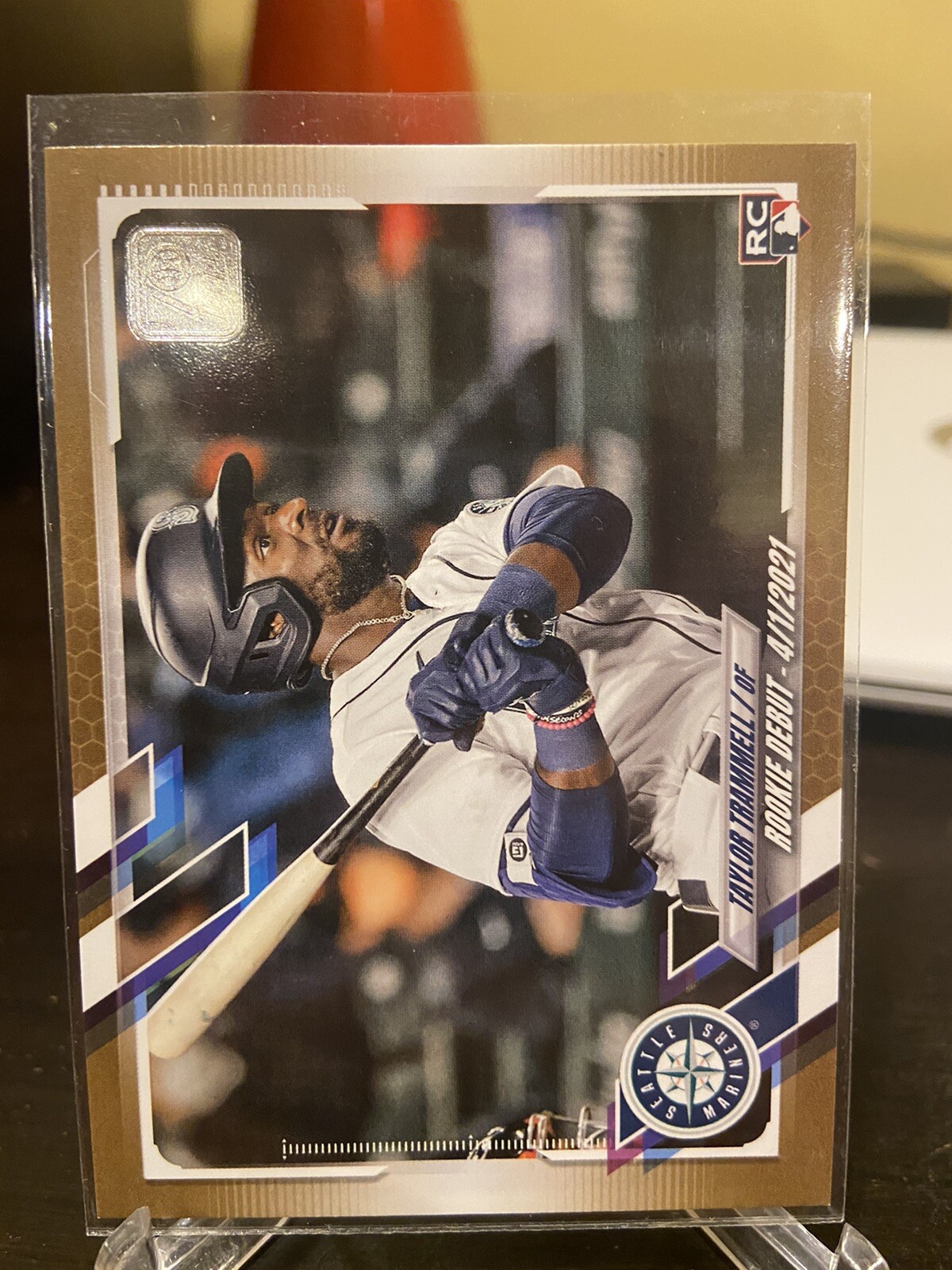 2021 Topps Baseball Update Gold /2021 Rookie #US277 Taylor Trammell