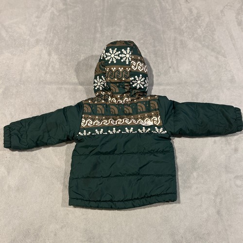 The North Face Reversible Puffer SherpaHoodie Toddler 12-18M Months Youth Kids - Picture 4 of 13