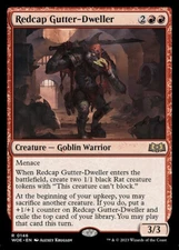 NM Redcap Gutter-Dweller, MTG, Wilds of Eldraine, Magic the Gathering, 146