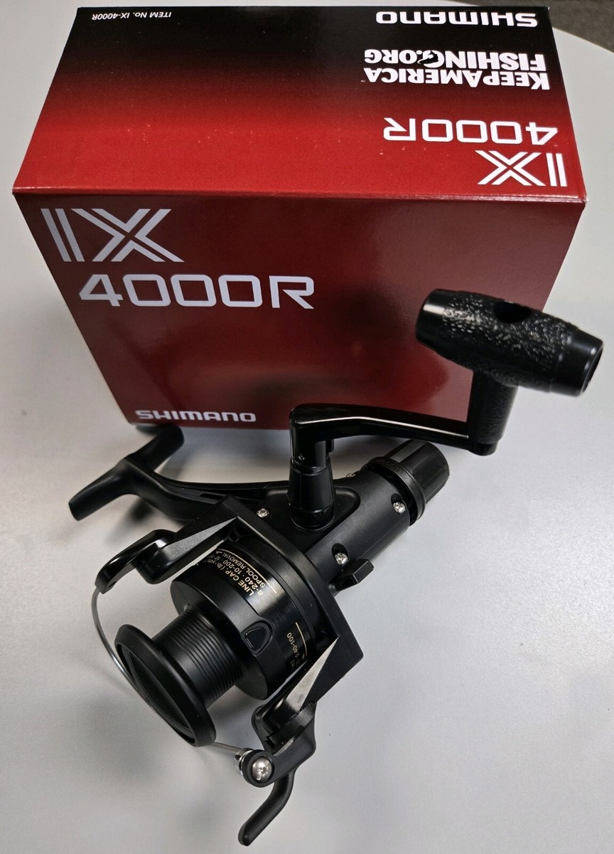 SHIMANO IX 4000R SPINNING REEL, Quick Fire II, rear drag **CLAM