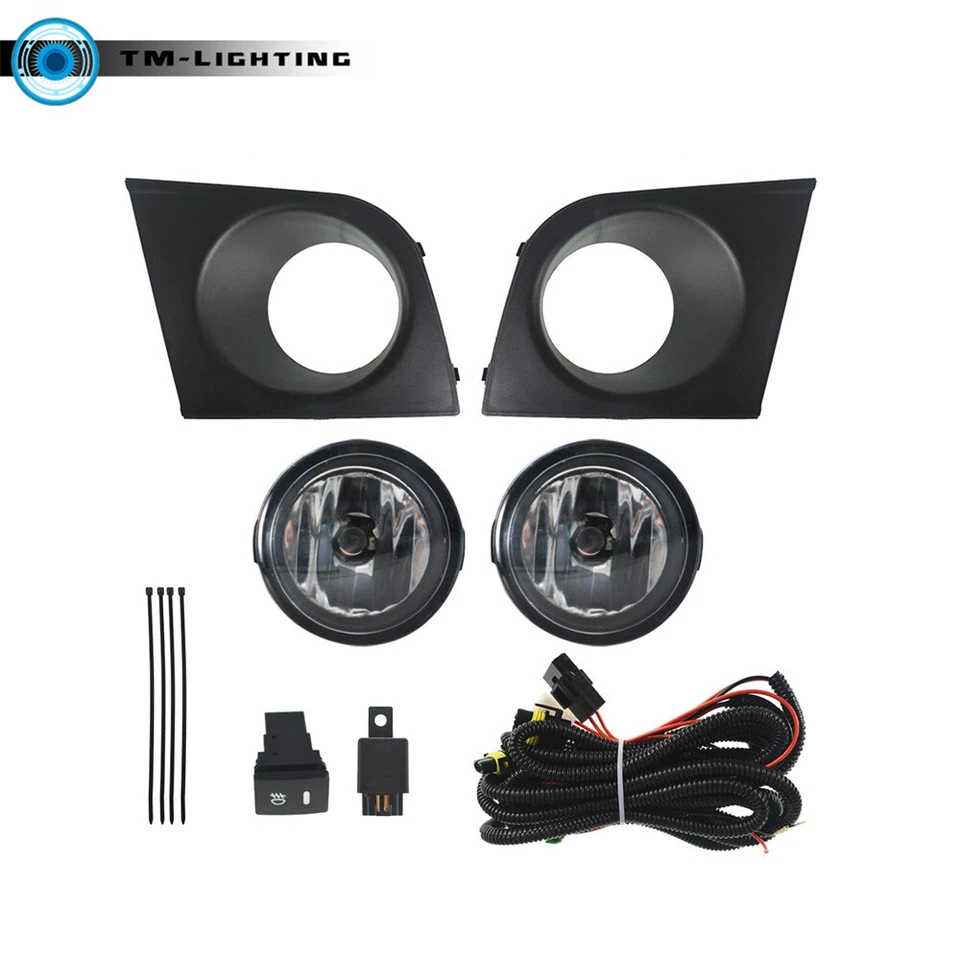 Conjunto de faros antiniebla con interruptor de bisel para Nissan Versa 2007 2008-2011 Foto 3 de 4