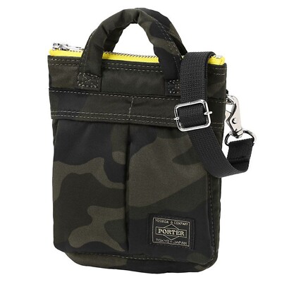 ASK availability First) PORTER / HOWL WOODLAND CAMO HELMETBAG MINI