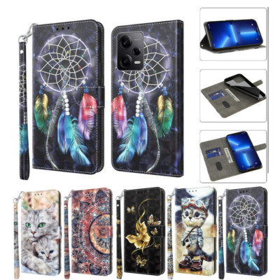 Hülle für Xiaomi Redmi Note 12 Pro 5G Case Wallet Handyhülle Tasche Etui Cover