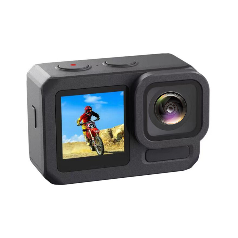 Digital Action Camera 4K 60FPS 10M Body-waterproof Dual Colorful Screens WIFI-image