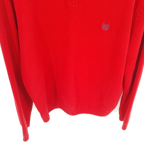 Chaps Pullover Herren Extra Large XL Pulli 1/4 Zip Mock Preppy - Bild 2 von 11