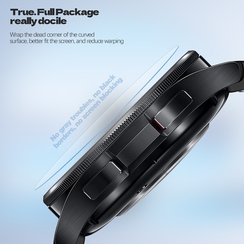 Tempered Glass Screen Protector for Samsung Galaxy Watch 7/6 Classic 40/44/47mm - Picture 8 of 15