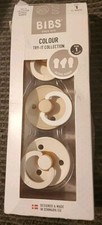 3-Bibs Round Pacifier NIB Size 1