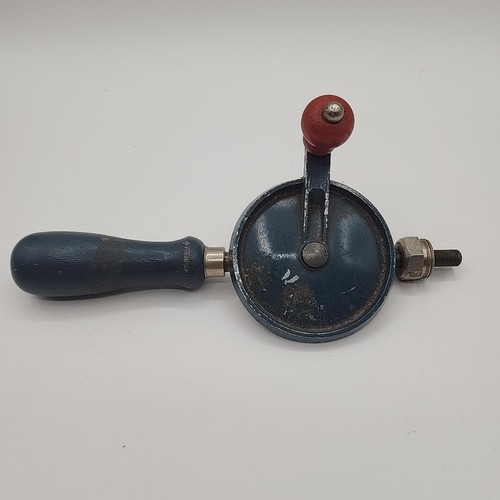 Vintage Stanley Handyman Hand Crank Egg Beater Style Drill H1214