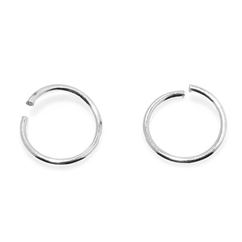 300 Pcs 3mm Bali Open Jump Ring Sterling Silver Plated Jewelry Making