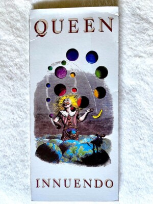 QUEEN SEALED LONGBOX CD PICTURE INNUENDO DISC SHOW MUST GO ON MERCURY PROMO SET