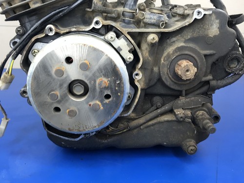 92 Yamaha XT350 XT 350 Complete Engine Motor Cylinder Head Cases Bottom End - Foto 10 di 18