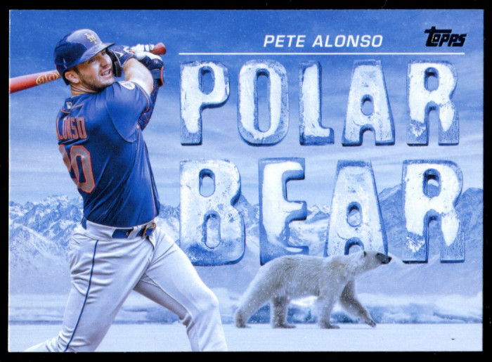 2023 Topps Series 1 Pete Alonso AKA Polar Bear Nickname SSP New York Mets